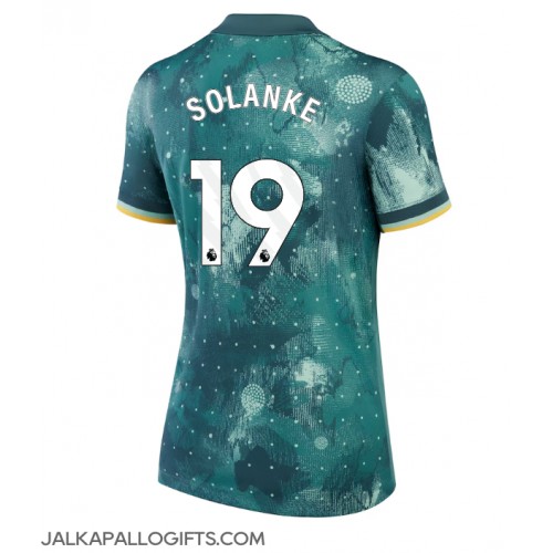 Tottenham Hotspur Dominic Solanke #19 Kolmaspaita Naiset 2024-25 Lyhythihainen